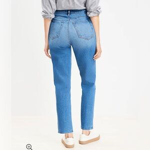 LOFT Straight High Rise Curvy Jeans